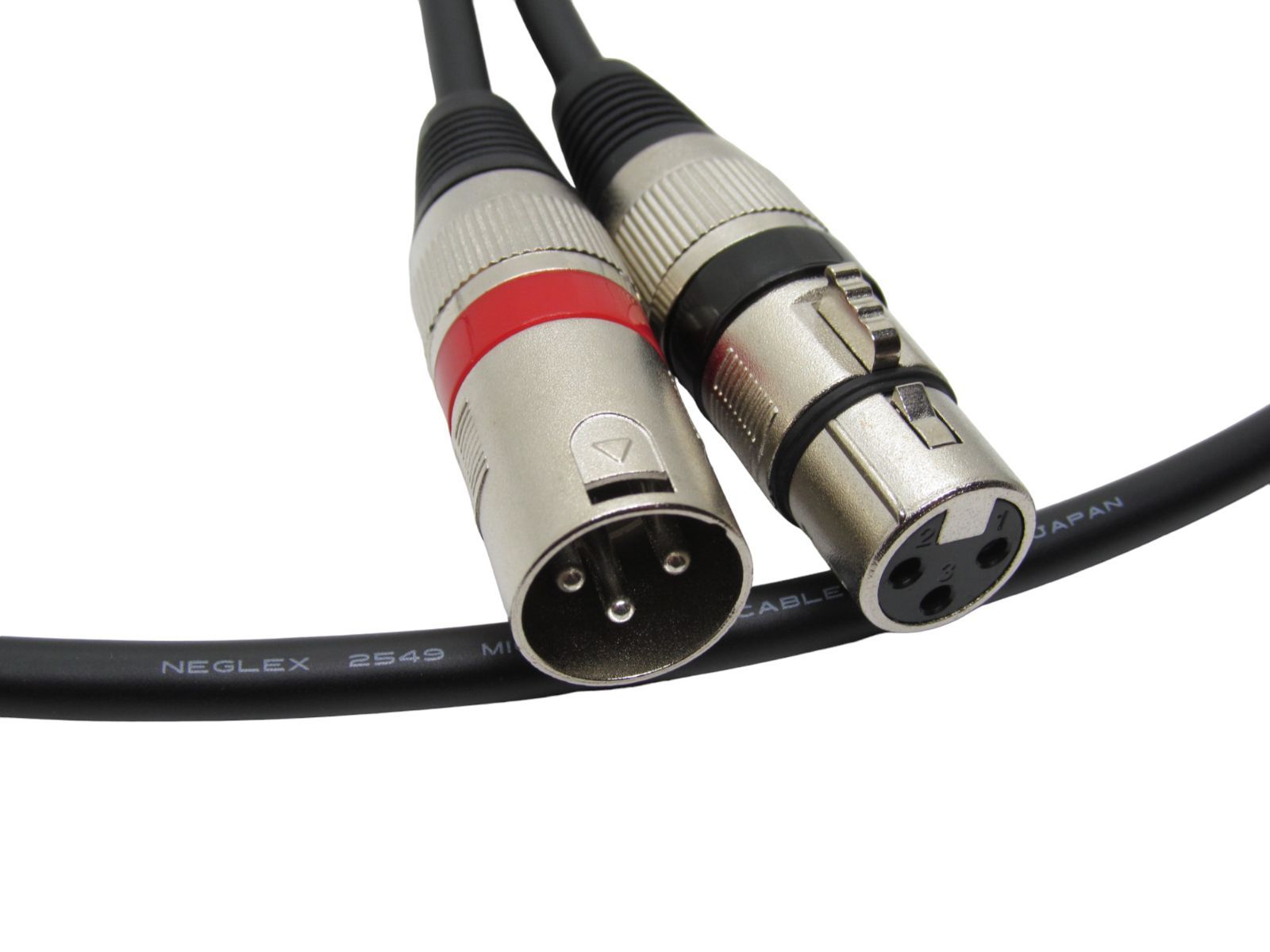 MOGAMI 2549 XLR マイクケーブル 1m - 配信機器・PA機器