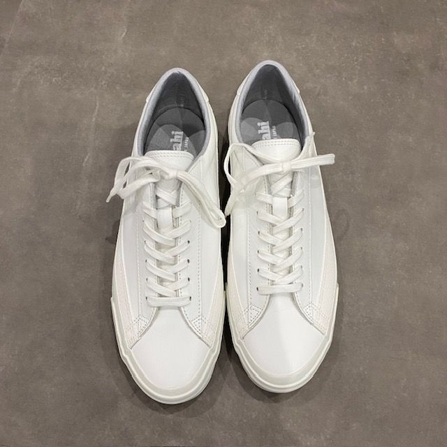 ASAHI/ BELTED LOW LEATHER ASAHI 036 color:white - CASDAY - メルカリ