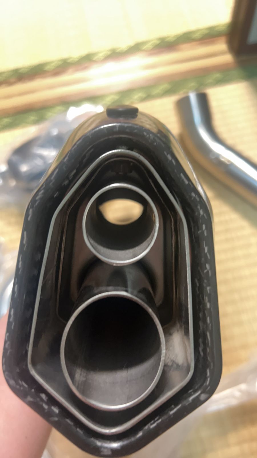 カワサキ ニンジャ ZX-4R SE / ZX-4RR LCIPARTS ツインエンド チタン