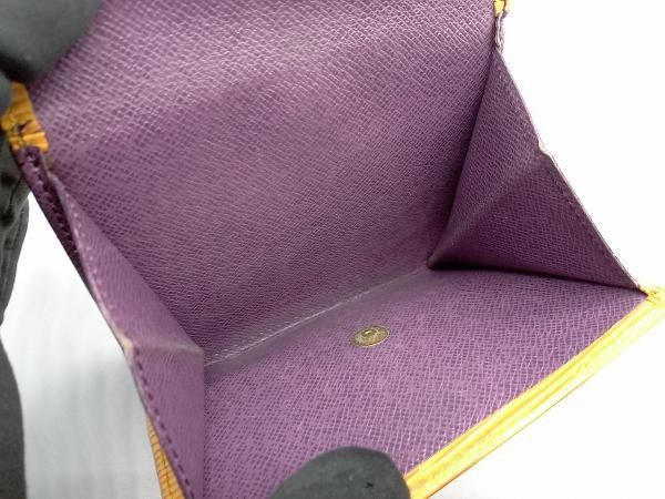 LOUIS VUITTON エピ SP1916 ポルトモネカルトクレディ オレンジ