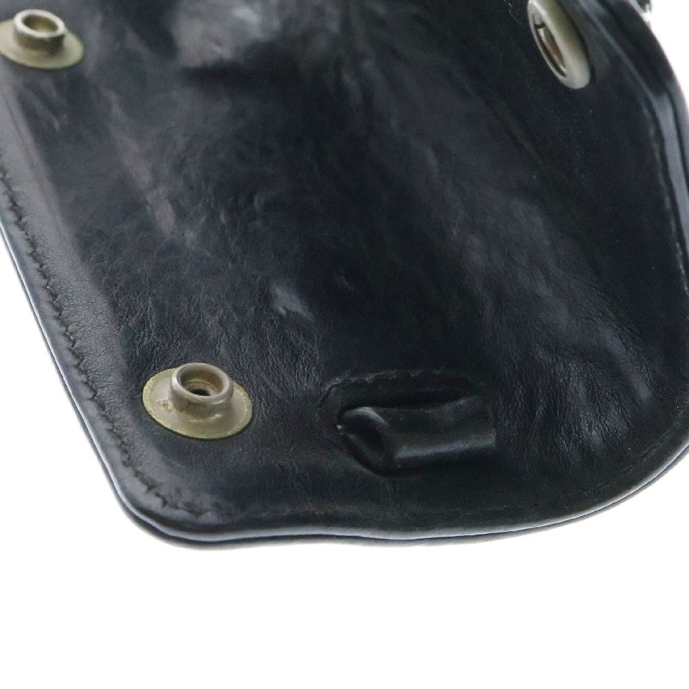 CHROME HEARTS クロムハーツ　クロスボールボタン　レザーキーケース CHROME HEARTS クロムハーツ KEY CASE クロスボールボタン
