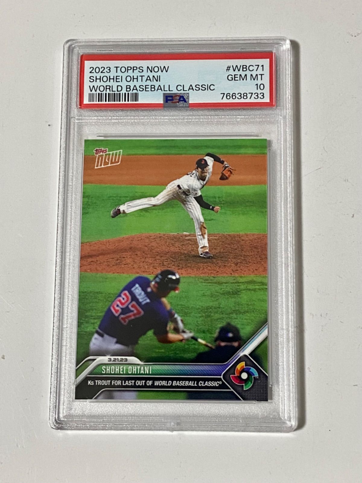 PSA10 大谷翔平 WBC 2023 Topps Now World Baseball Classic #WBC71