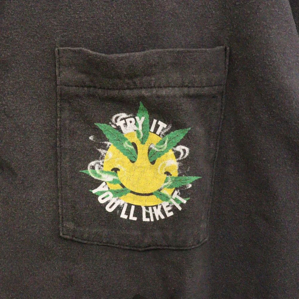 READY MADE (レディメイド) 24AW LS T-SHIRT SNAKE ダメージ加工