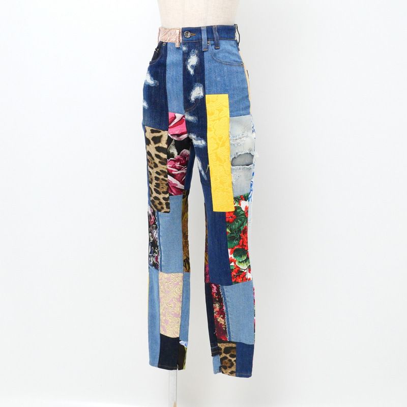 □美品□DOLCE&GABBANA ドルチェアンドガッバーナ デニムパンツ