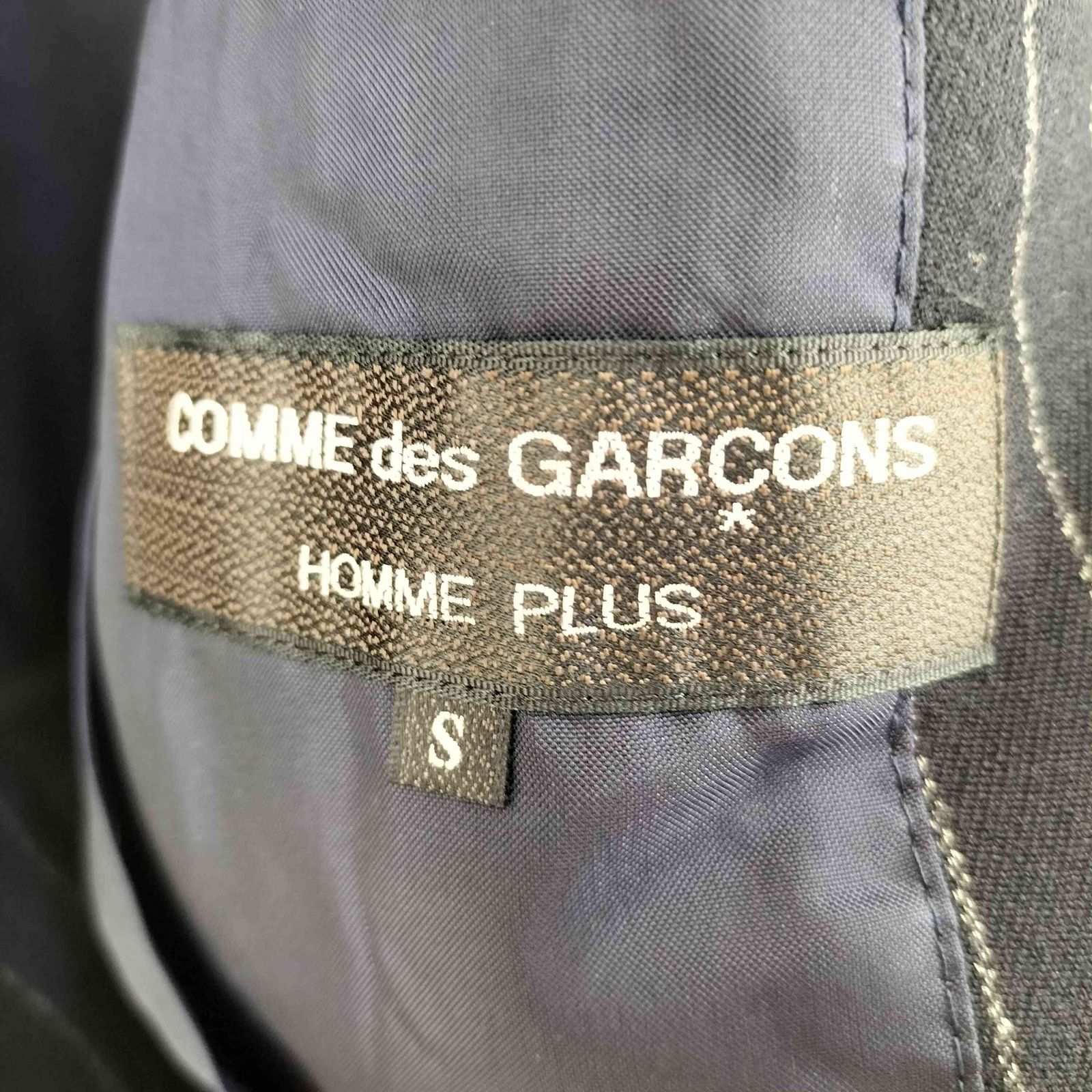 コムデギャルソンオム　ストライプジャケット　Sサイズ 1990s 田中オム【COMME des GARCONS HOMME コムデギャルソン