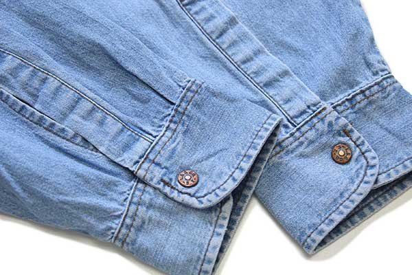 90s Levi'sリーバイス デニム ウエスタンシャツ L☆ユーロ ヨーロッパ