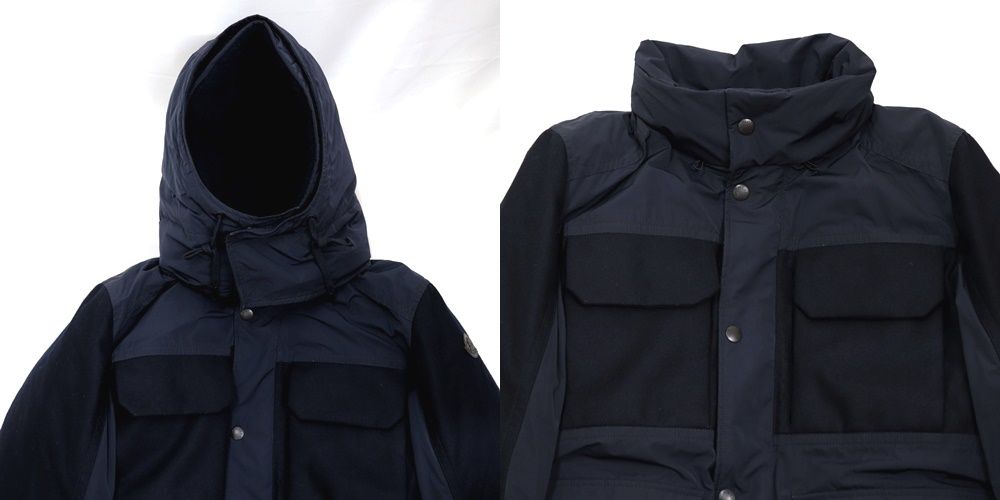 キナル別注 美品 モンクレール 18AW PERRAULT フーデッドダウン