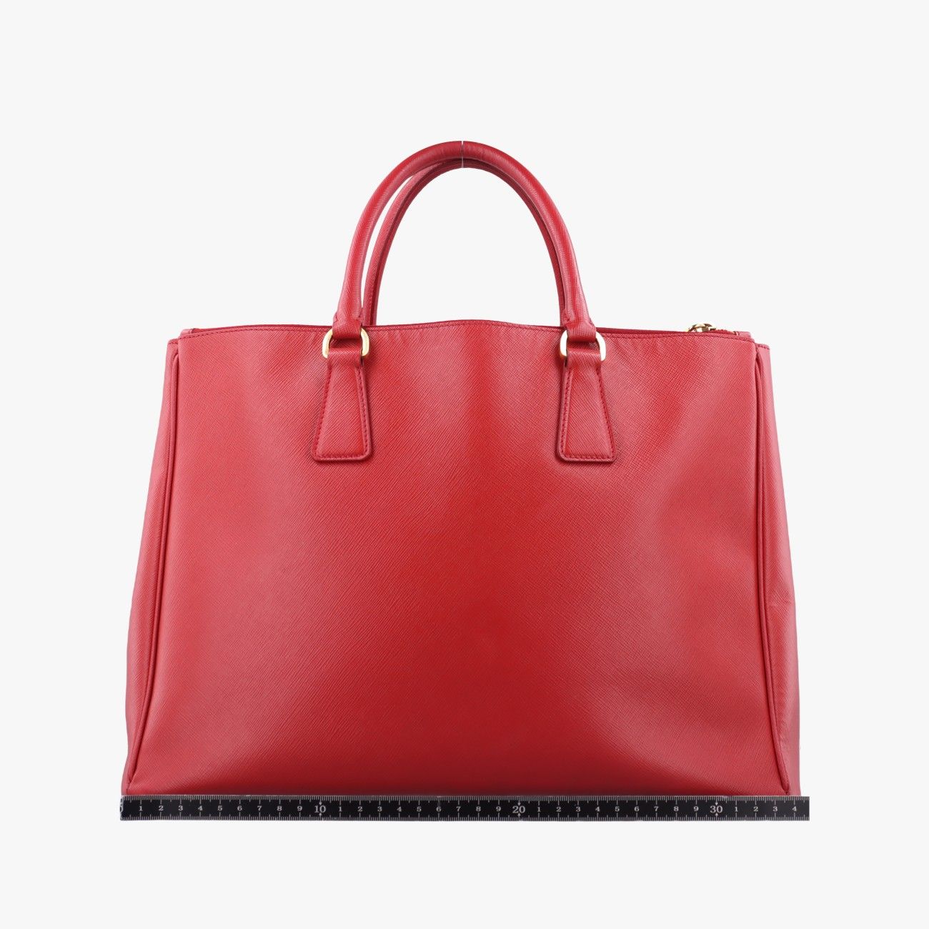 【美品】PRADA ガレリア　サフィアーノレザー　レッド　トートバッグ　A4 美品】PRADA ガレリアサフィアーノレザーレッドトートバッグA4
