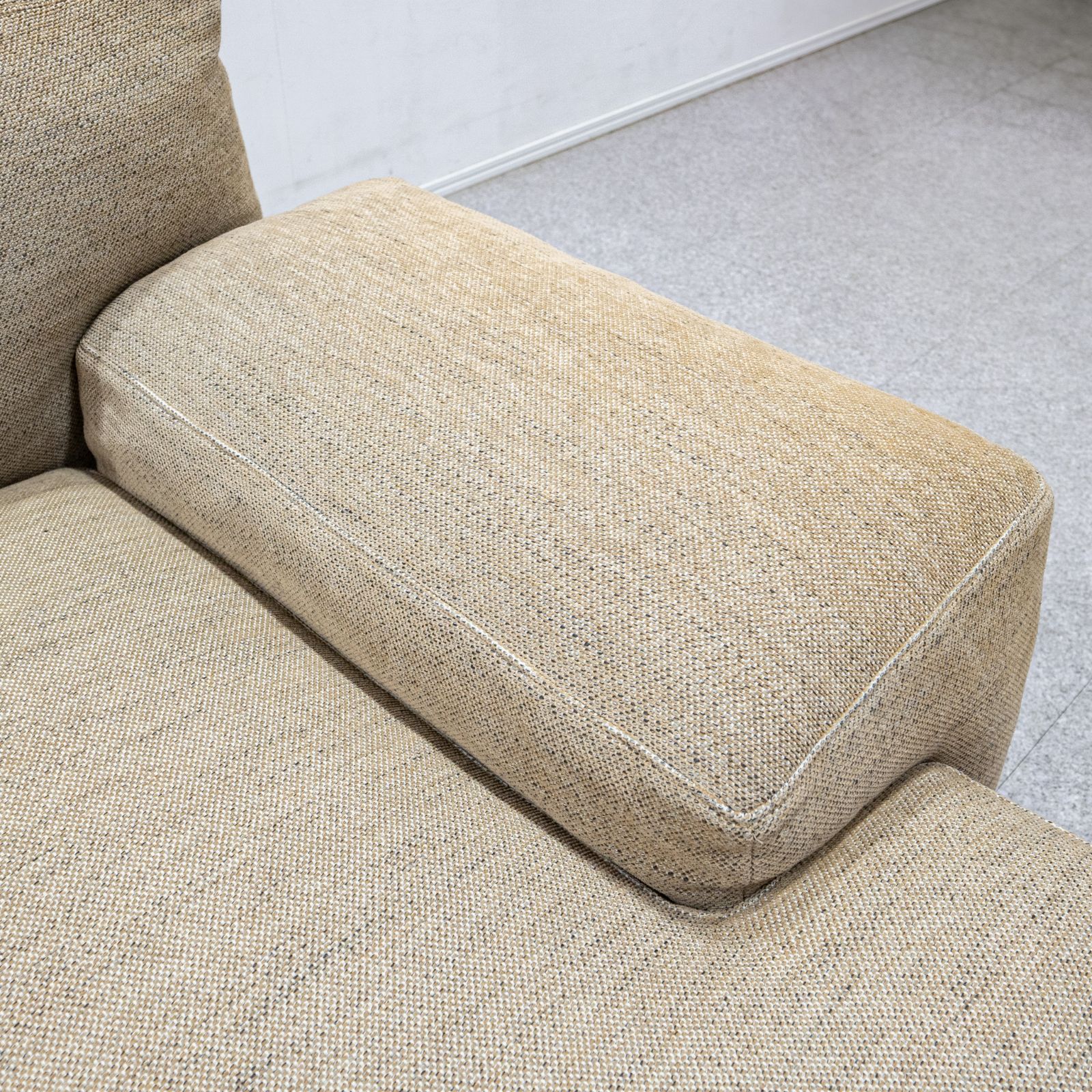 ヴィンテージ ローソファ 1人掛け シングルソファ 木製 無垢 北欧 USA