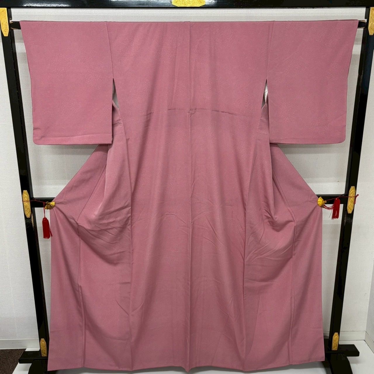 江戸小紋 寄せ柄 紋無し 裄65 色無地 正絹 着物 MK-047 - メルカリ