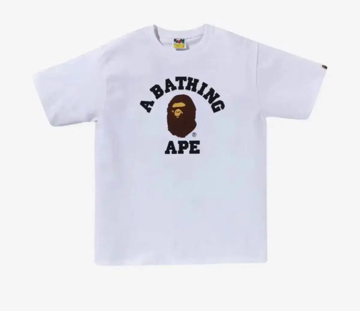 A BATHING APE アベイシングエイプ BAPE 半袖 M 白