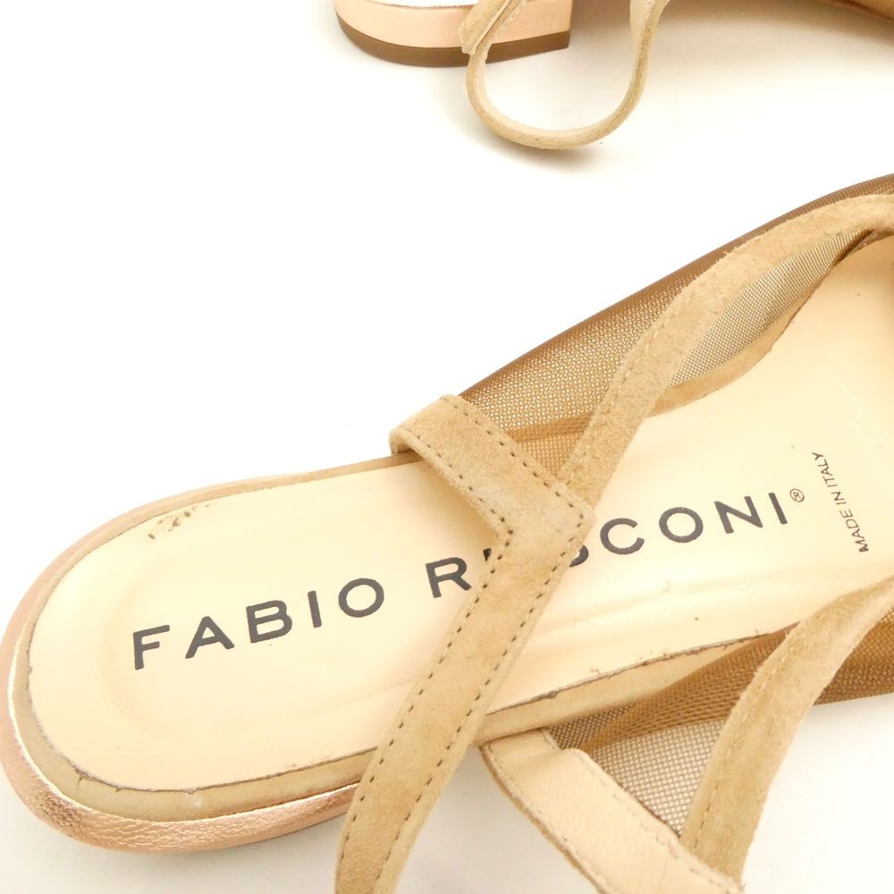 値下げ　美品　FABIO RUSCONI 37 FABIO RUSCONI ファビオルスコーニ ミュール 37 23.5～24cm