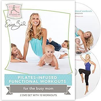 【】Pilates-Infused Functional Workouts After Baby 2 DVD Set By Erica Ziel