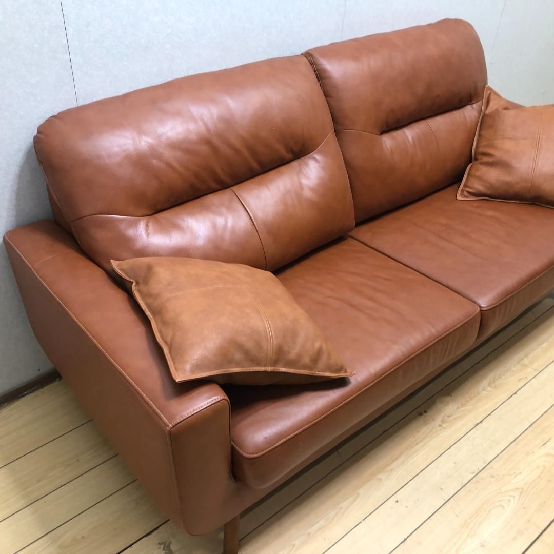 ☆激安☆ 3人掛け ソファ 三人掛け 革ソファ スイート 茶色 ブラウン