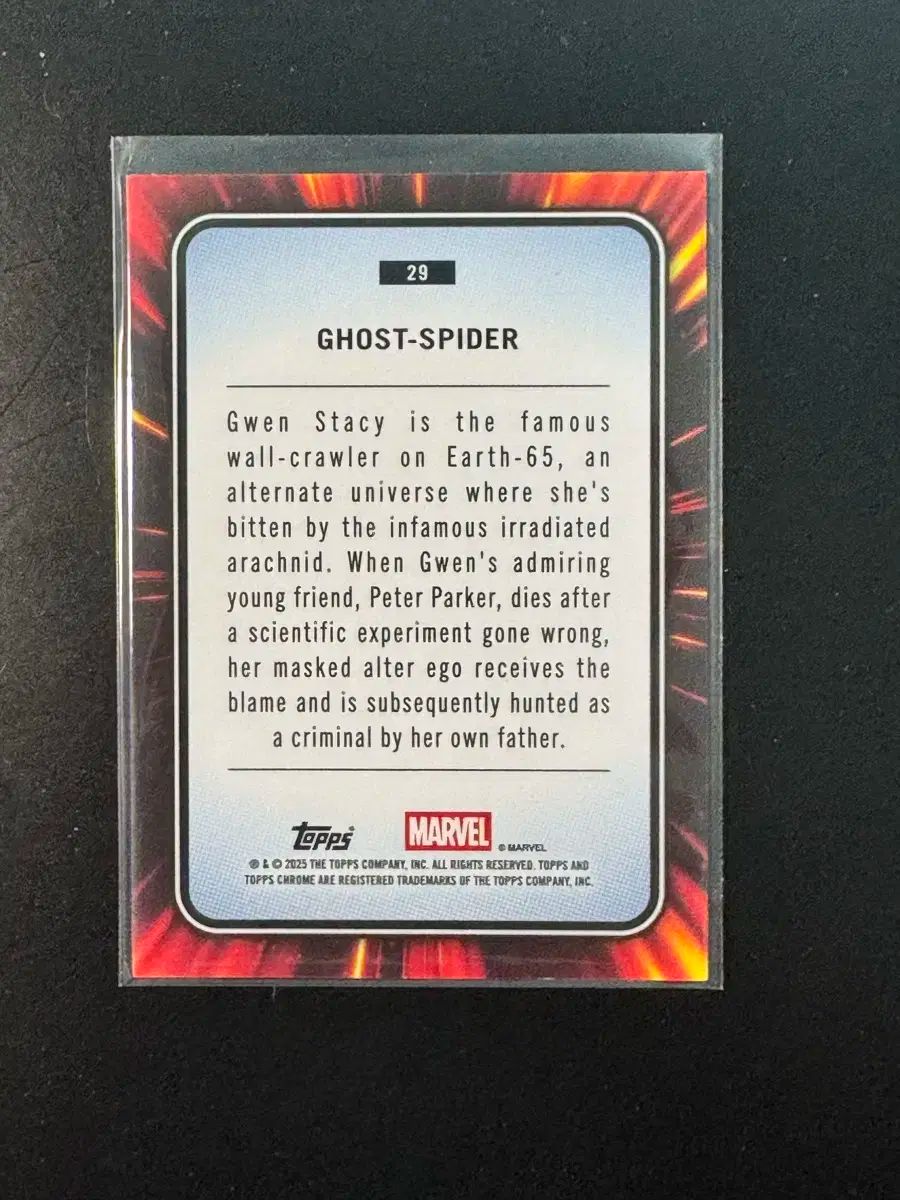 TOPPS トップス 驚異 サファイア ゴーストスパイダー 75