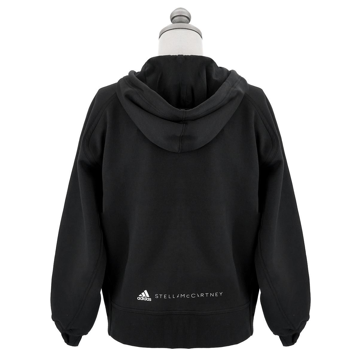 ジップアップフーディー ADIDAS by Stella McCartney アディダスバイステラマッカートニー 2023年春夏新作 HR2200  Sportswear Full Zip Hoodie レディース ジップアップパーカー BLACK/WHITE