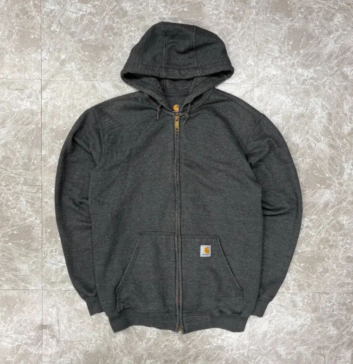 Carhartt カーハート ミッドウェイト プールハウス 店頭 スウェットシャツ ジップアップパーカー フード付き ジャージ s