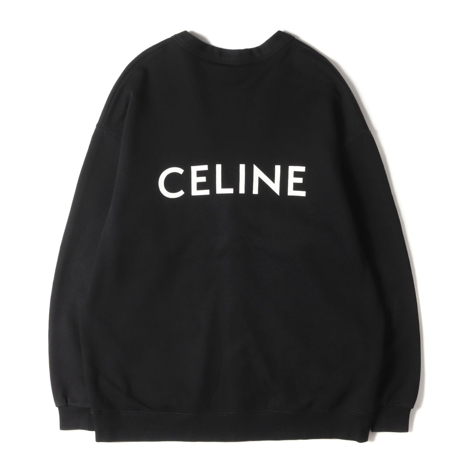 セリーヌCELINE オーバーサイズスウェットカーディガン-