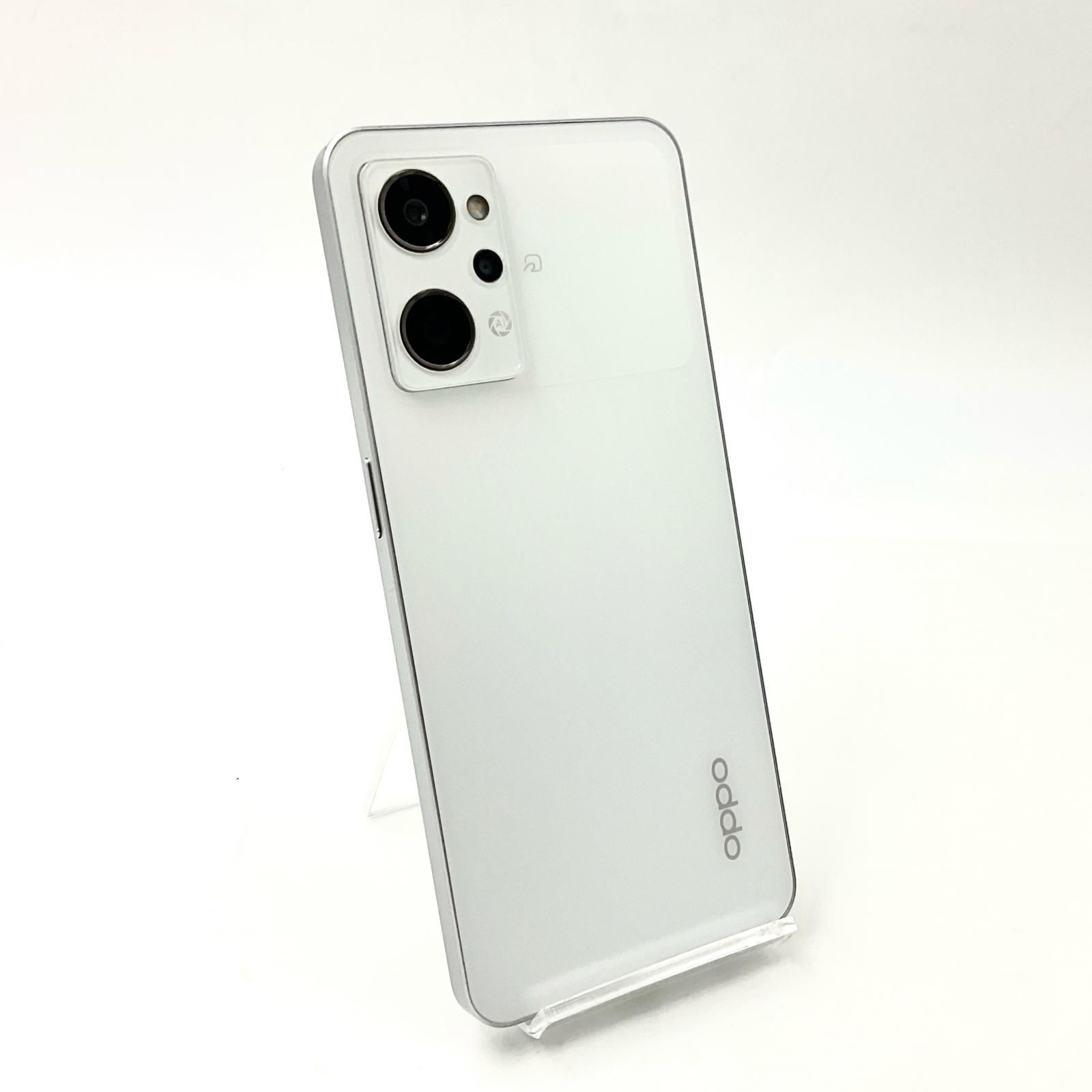 全額返金保証 最速発送 OPPO Reno 9A 128GB ムーンホワイト Softbank A301OP 白ロム 動作 済