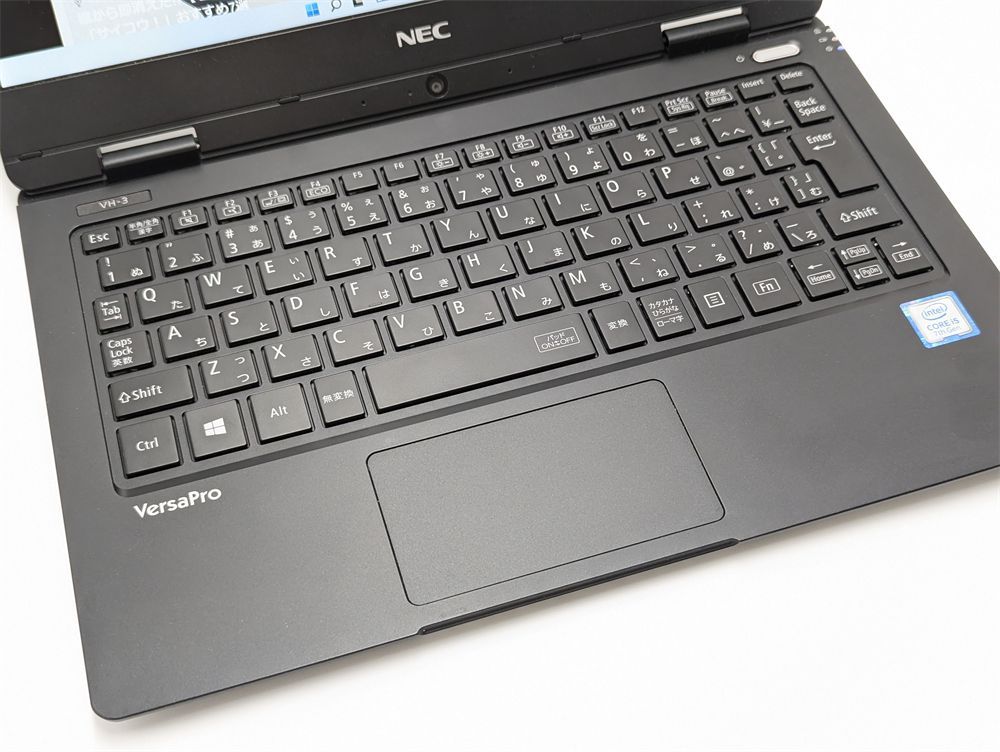 激安 軽量 中古美品 ノートパソコン 12.5型 NEC PC-VKT12HZG3 第7世代 i5 8GB 高速SSD 無線 Wi-Fi Bluetooth webカメラ Windows11