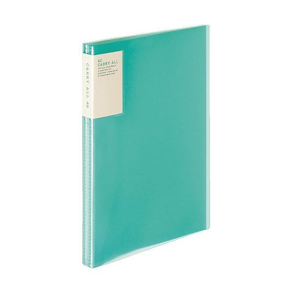 コクヨ クリヤーブック（キャリーオール）固定式・背ポケット A4タテ 40ポケット 背幅22mm ピンク ラ-5003P 1セット（6冊） : コクヨ クリヤーブック キャリーオール 固定式 背