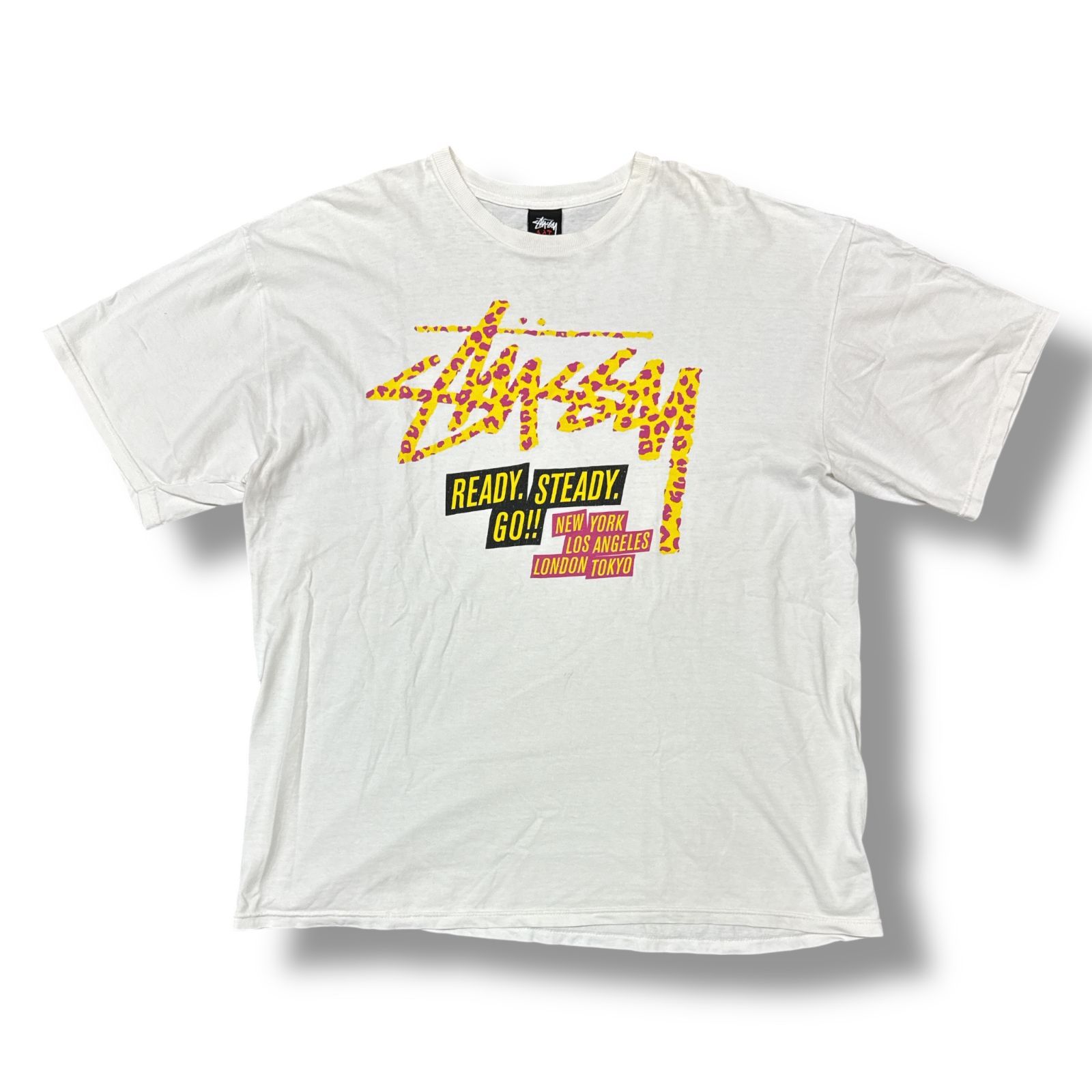 stussy/入手困難00s ソ連刺繍 バックプリントトラックJK グレー(L) stussy/入手困難00s ソ連刺繍 バックプリントトラックJK グレー