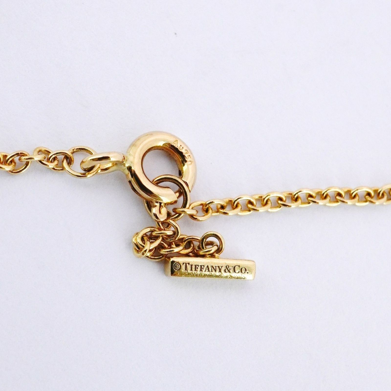 Tiffany Tスマイルブレスレット 18K イエローゴールド ティファニー T