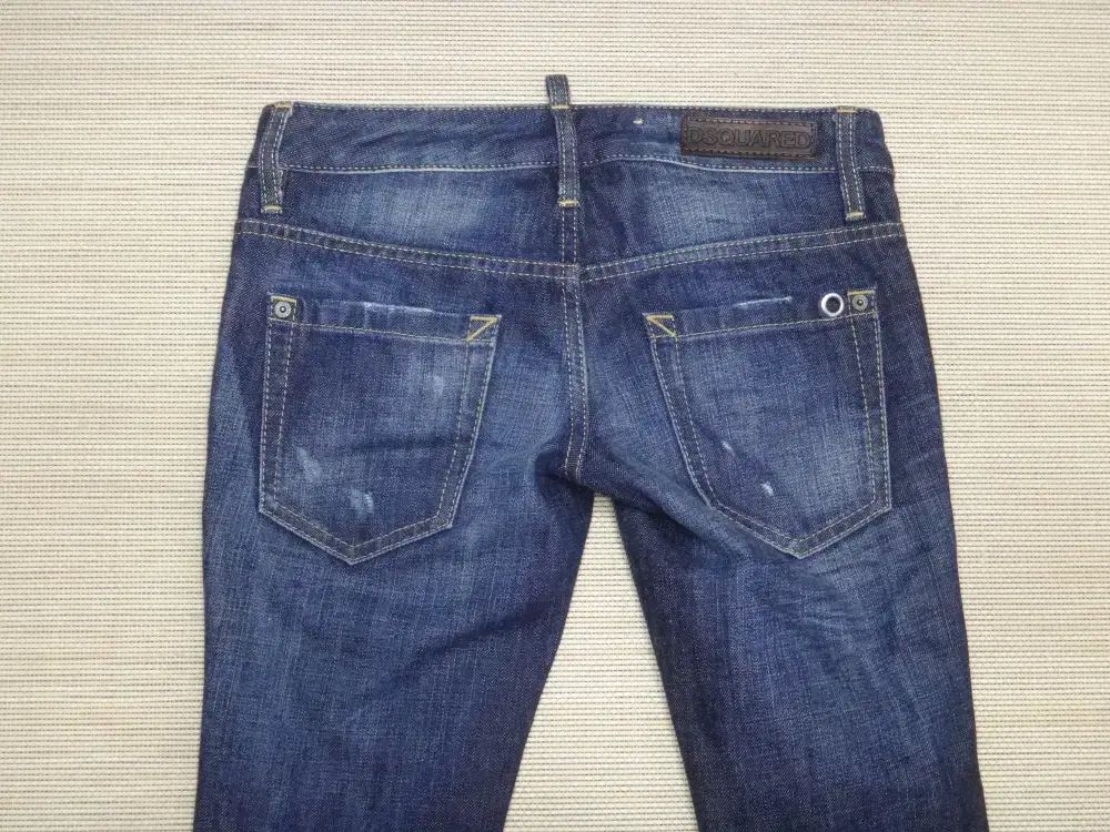 38サイズ DSQUARED2 レディース スリム ウォッシュ デニム パンツ TALLINNNEXPO_EU