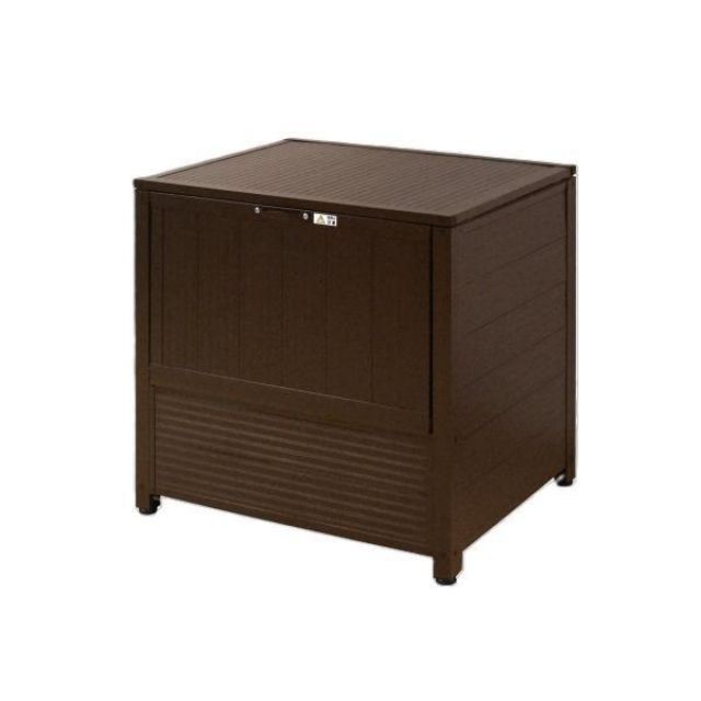 谷村実業 屋外用 アルミダストボックス 70 ブラウン W725×D610×H715 TAN-956-70BR