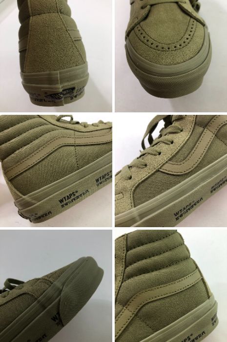 WTAPS VANS SK8-HI VAULT オリーブ スニーカー Vans Vault Sk8-Hi OG LX WTAPS Olive Drab Men's - VN0A4BVBCX6