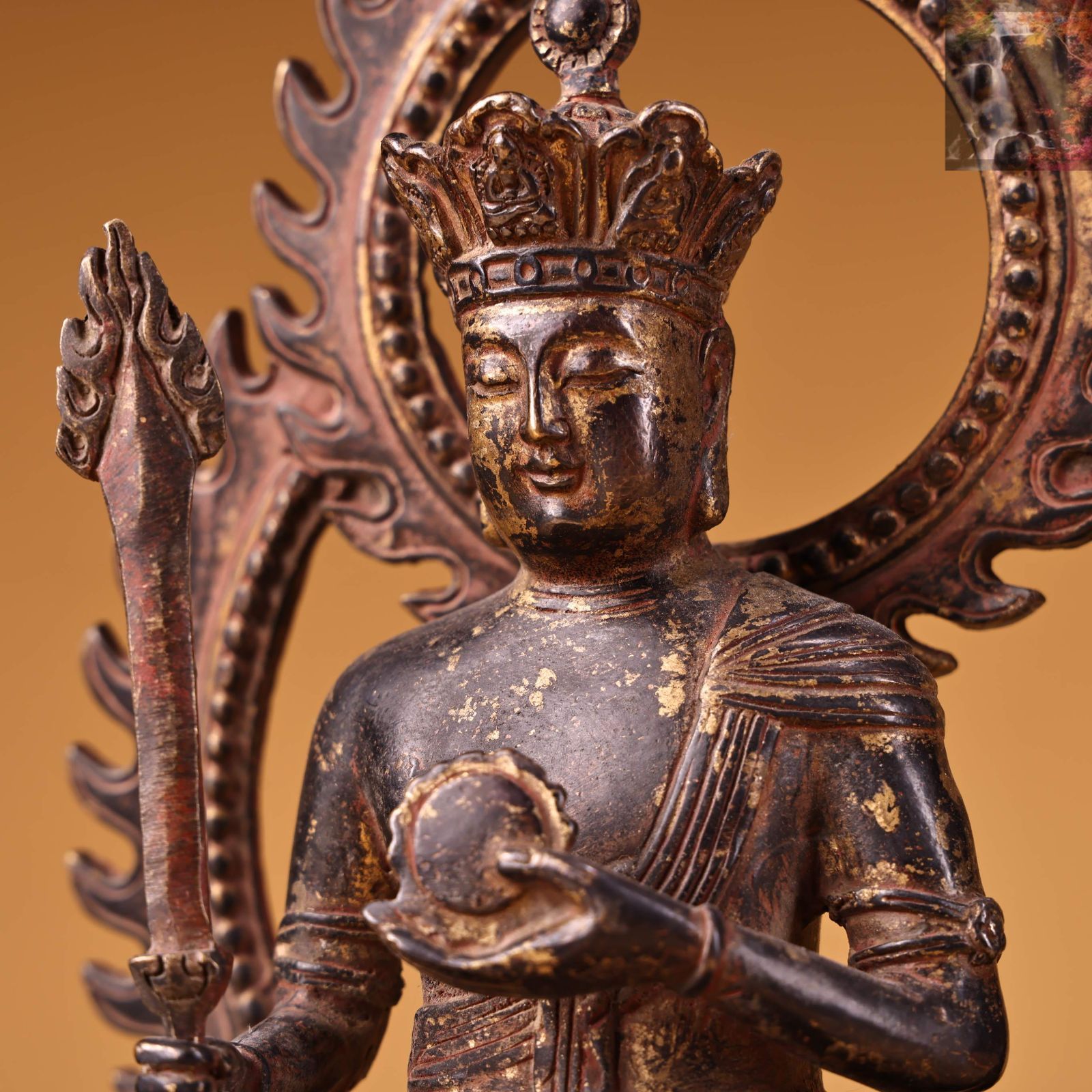 中囯北魏時期豆仏像，古銅製，（旧家藏出し）。 中囯北魏時期豆仏像，古銅製，（旧家藏出し）。
