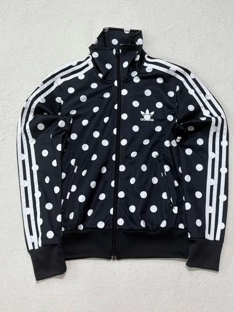 adidas アディダス ファイヤーバード ドット柄 黒 白 黒白 後ろロゴ 女性用ジャージ 90