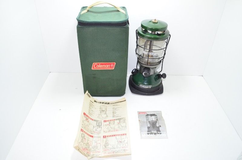 コールマン Coleman ノーススター NorthStar チューブマントルランタン Model 2000 ガソリンランタン ケース付き