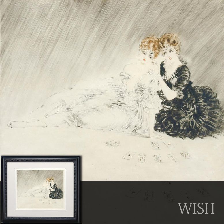 真作】【WISH】ルイ・イカール Louis Icart「成功」銅版画 8号大