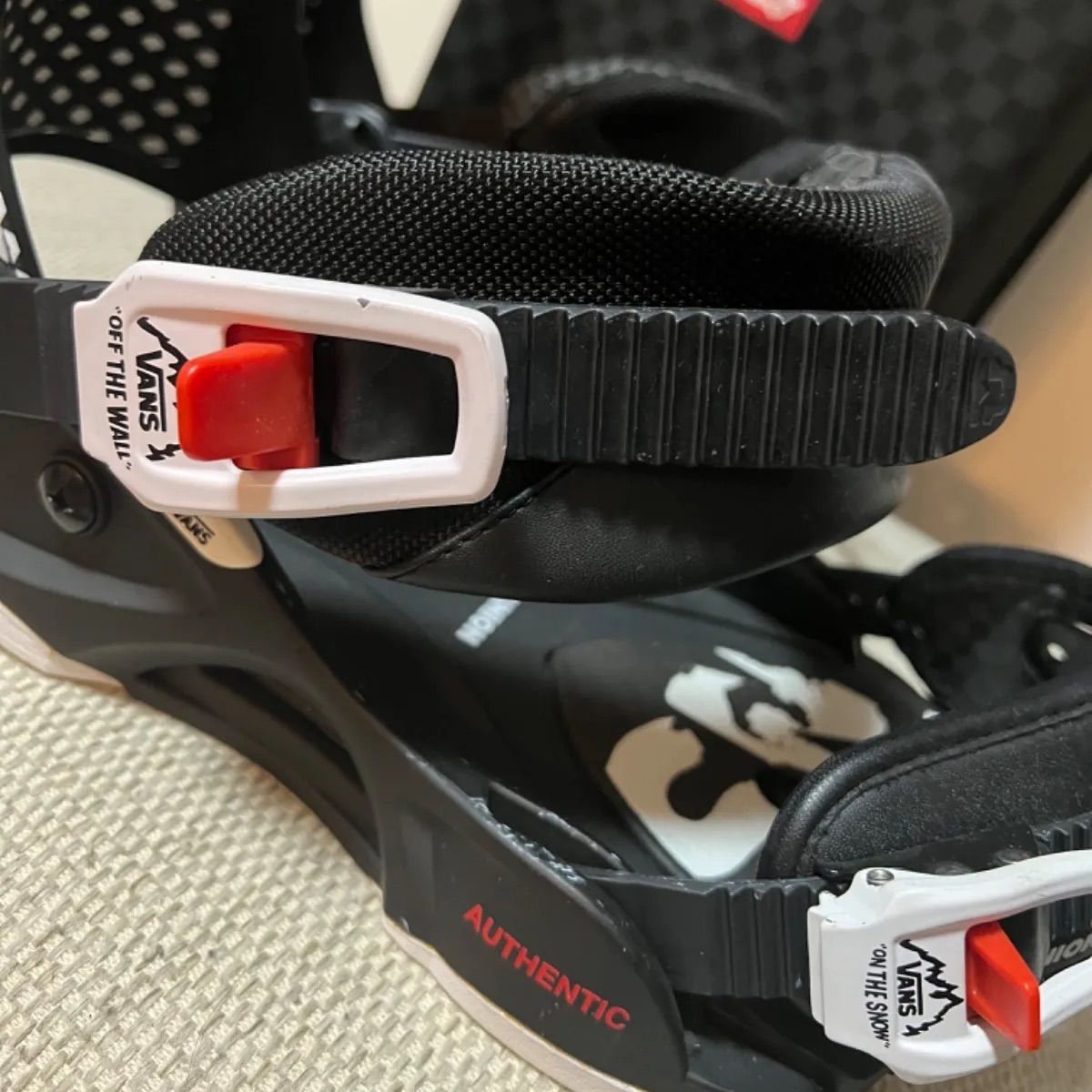 UNION BINDING VANS 20TH WHITE BLACK RED ユニオン バインディング