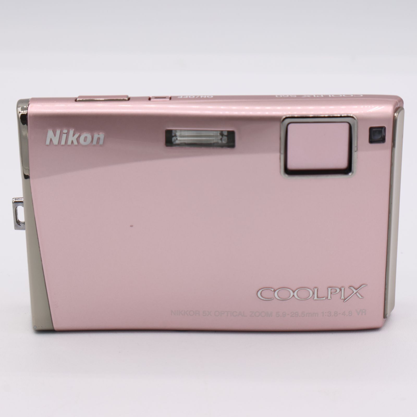 【美品】Nikon COOLPIX S60 ピンク コンデジ 純正ケース・SD付 美品】Nikon COOLPIX S60 ピンク コンデジ 純正ケース・SD付