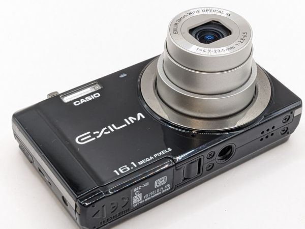 ☆実用美品☆ カシオ Casio Exilim EX-Z28 ブラック 5x バッテリー付き
