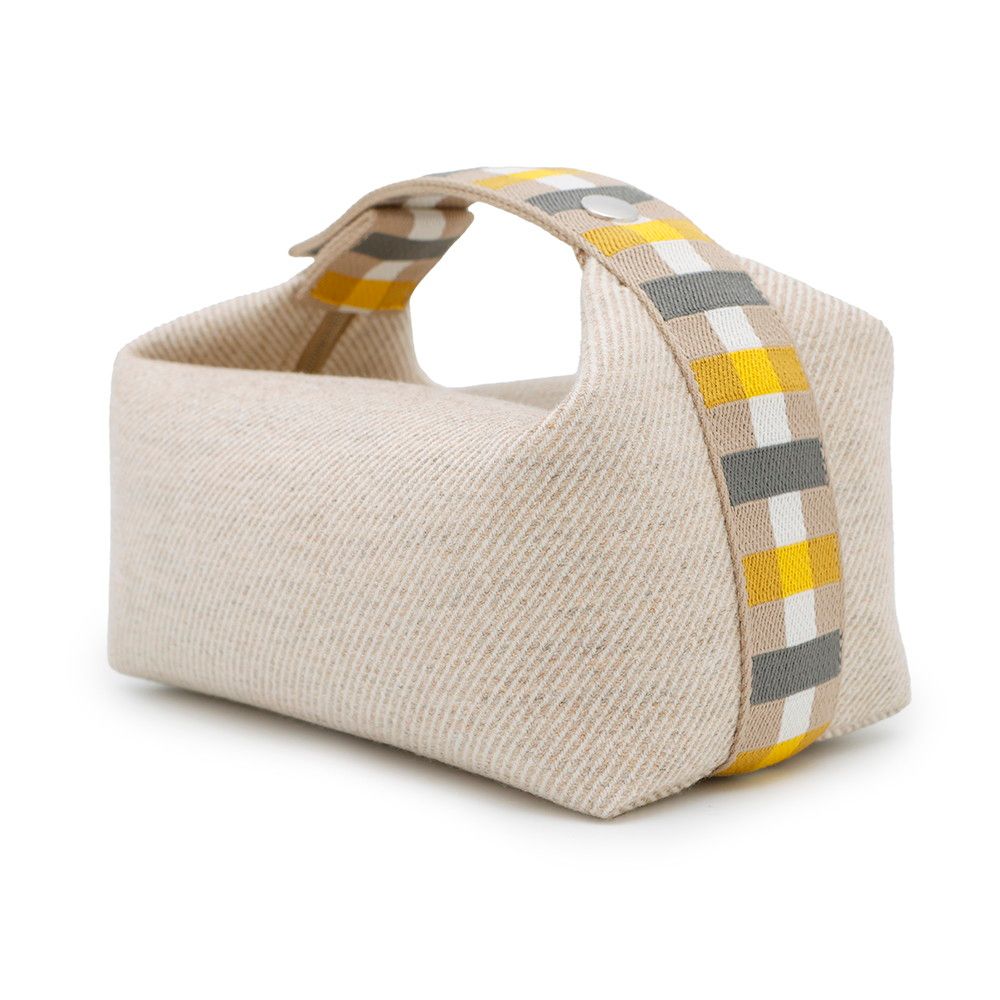 エルメス ポーチ ブリッド・ア・ブラックPM オ・カレ セージ/シルバー