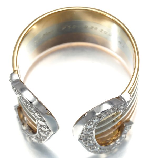 カルティエ リング ダイヤ ダイヤモンド 2C ドゥーブルC C2 スリー