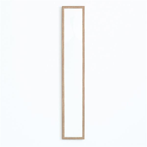 〔2個セット〕ウォールミラー120(ナチュラル) 木目 北欧風 鏡 姿見 高級感 木製 ドレッサー 玄関 トイレ 全身 洗面 壁掛け モダン 韓国インテリア 業務用 NK-222