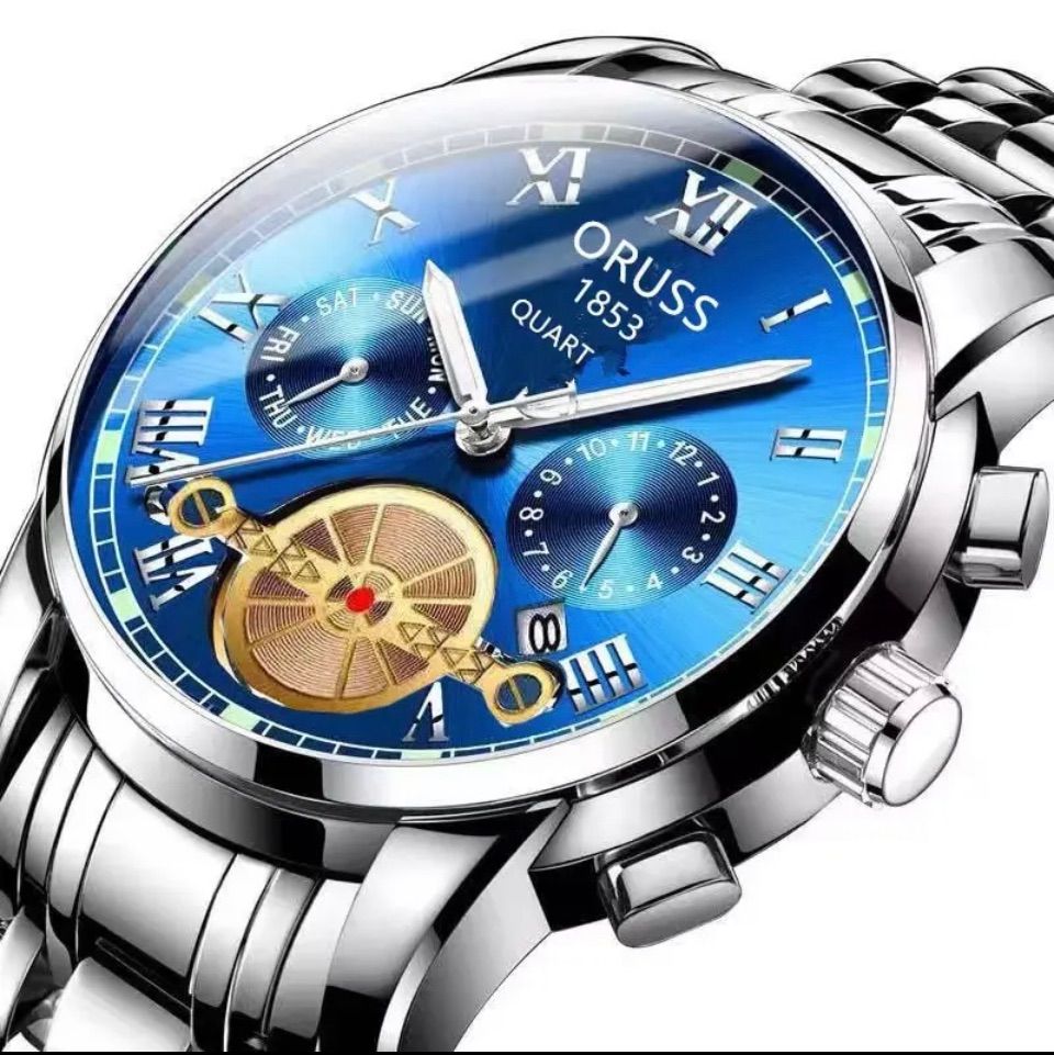 腕時計 メンズ クォーツ 男性 ルミナスポインター カレンダー 時計