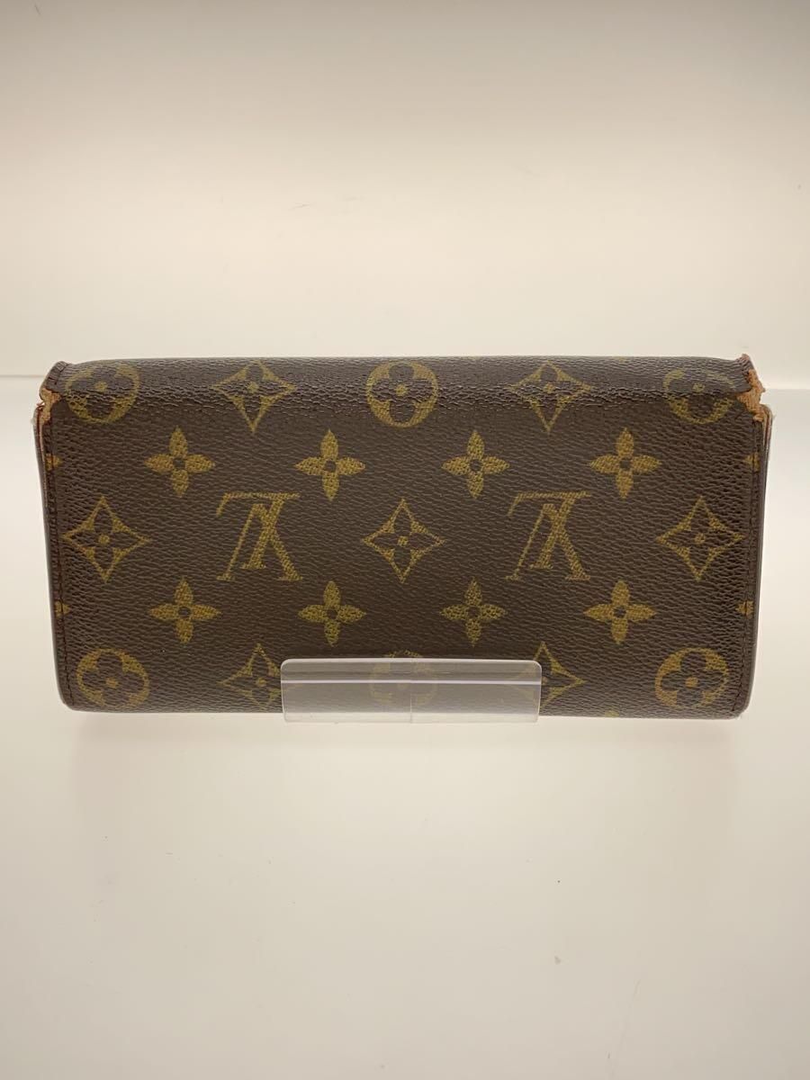 LOUIS VUITTON 3)ポシェット・ポルト・モネ・クレディ_モノグラム・キャンバス_BRW PVC ブラウン レディース - メルカリ