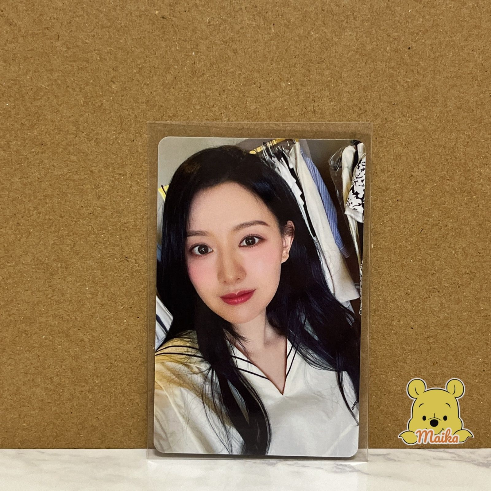 キムジウォン KIM JI WON 1ST FANMEETING BE MY ONE OFFICIAL MD  1st ペンミ MD  フォトカードトレカ　8番