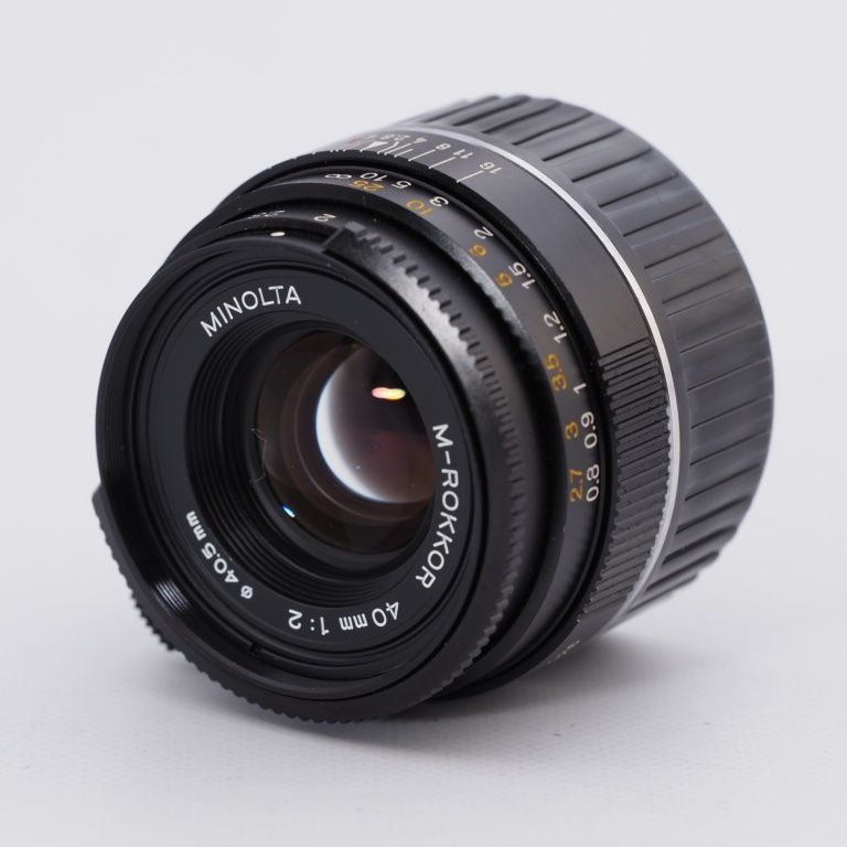 MINOLTA ミノルタ M-ROKKOR 40mm F2 F/2 ライカ Mマウント - メルカリ