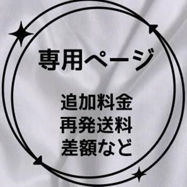 別途追加料金』追加料金等の別途追加料金専用ページ 追加料金、再発送料、差額など - メルカリ