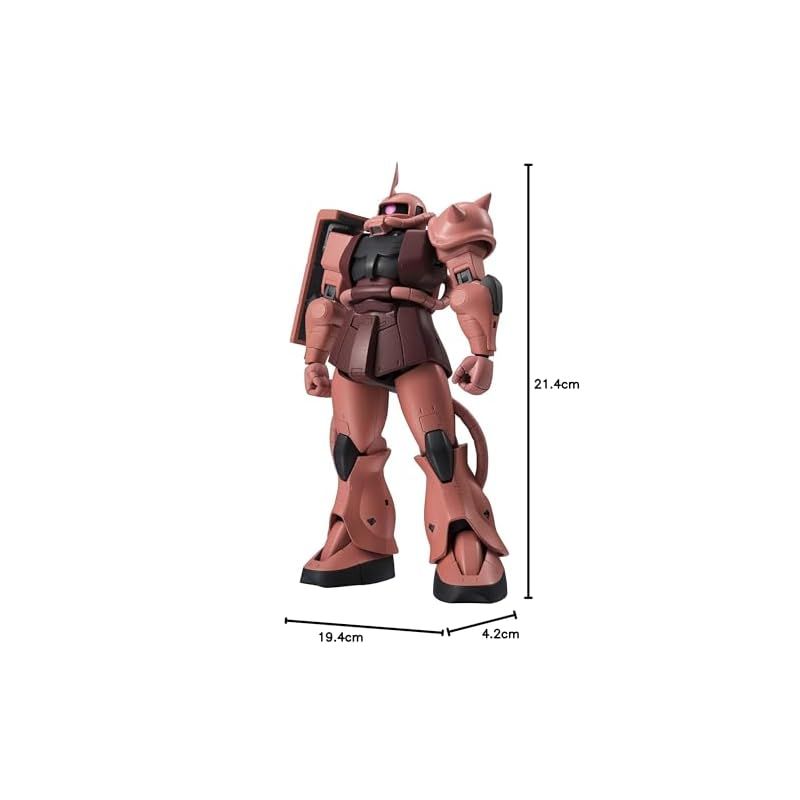 ROBOT魂 機動戦士ガンダム [SIDE MS] MS-06S シャア専用ザク ver. A.N.I.M.E. 約125mm ABS&amp;PVC製 塗装済み可動フィギュア Amazon.co.jp: TAMASHII NATIONS ROBOT魂 機動戦士ガンダム