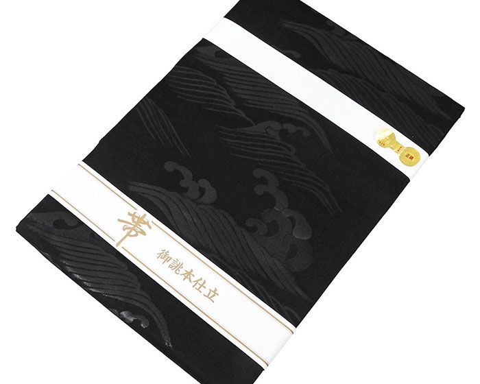 名古屋帯 新品 正絹 仕立て上がり 西陣 華愁 綾錦 本うるし箔