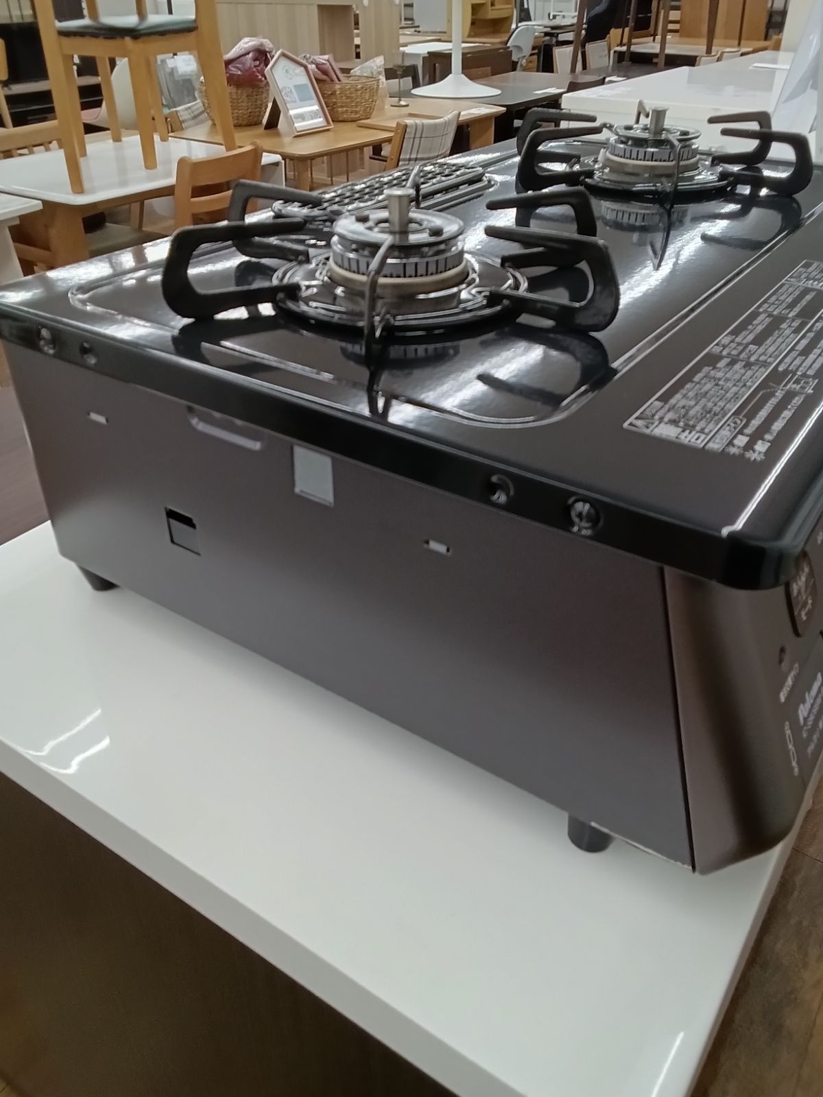 Paloma ガステーブル 製 都市ガス用 IC-S809BM-R