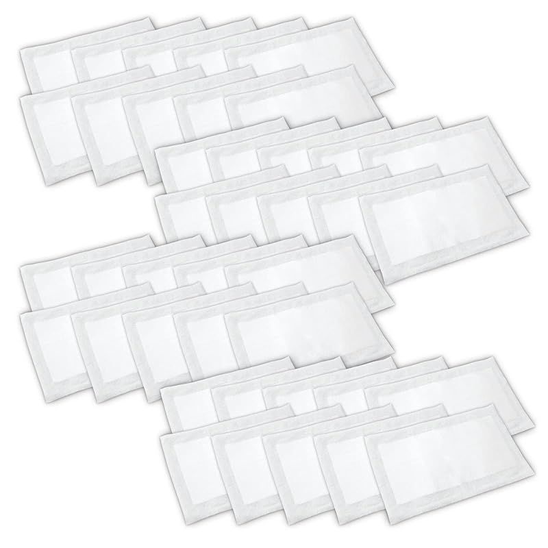 コモライフ 防災用吸水シート 10枚入×4セット 水に約5分間 放置するだけ 1枚で約7L 吸水 雨漏り 浸水 水漏れ 急な水トラブルに キッチン トイレ 高吸水性樹脂 約36×55cm 白 1