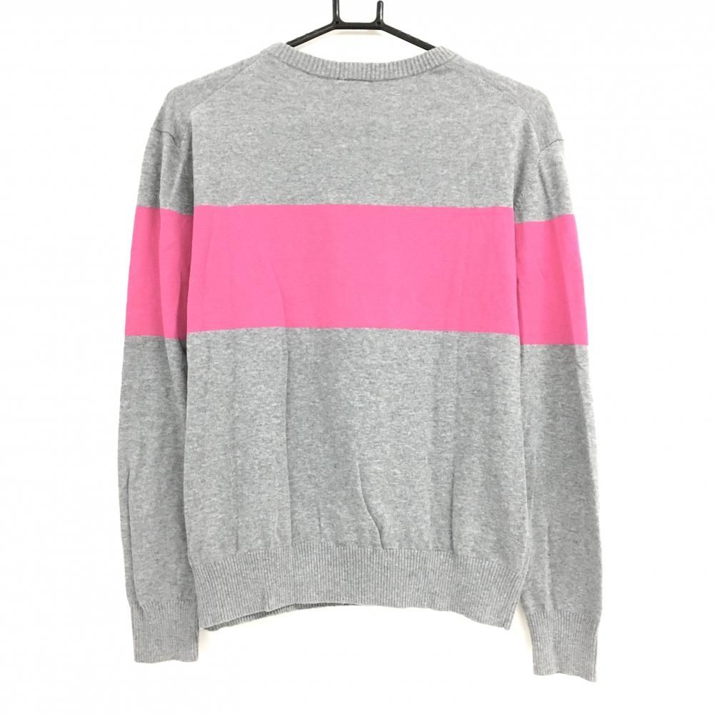 ☆SALE価格☆【美品】ムータマリン セーター グレー×ピンク バイカラー